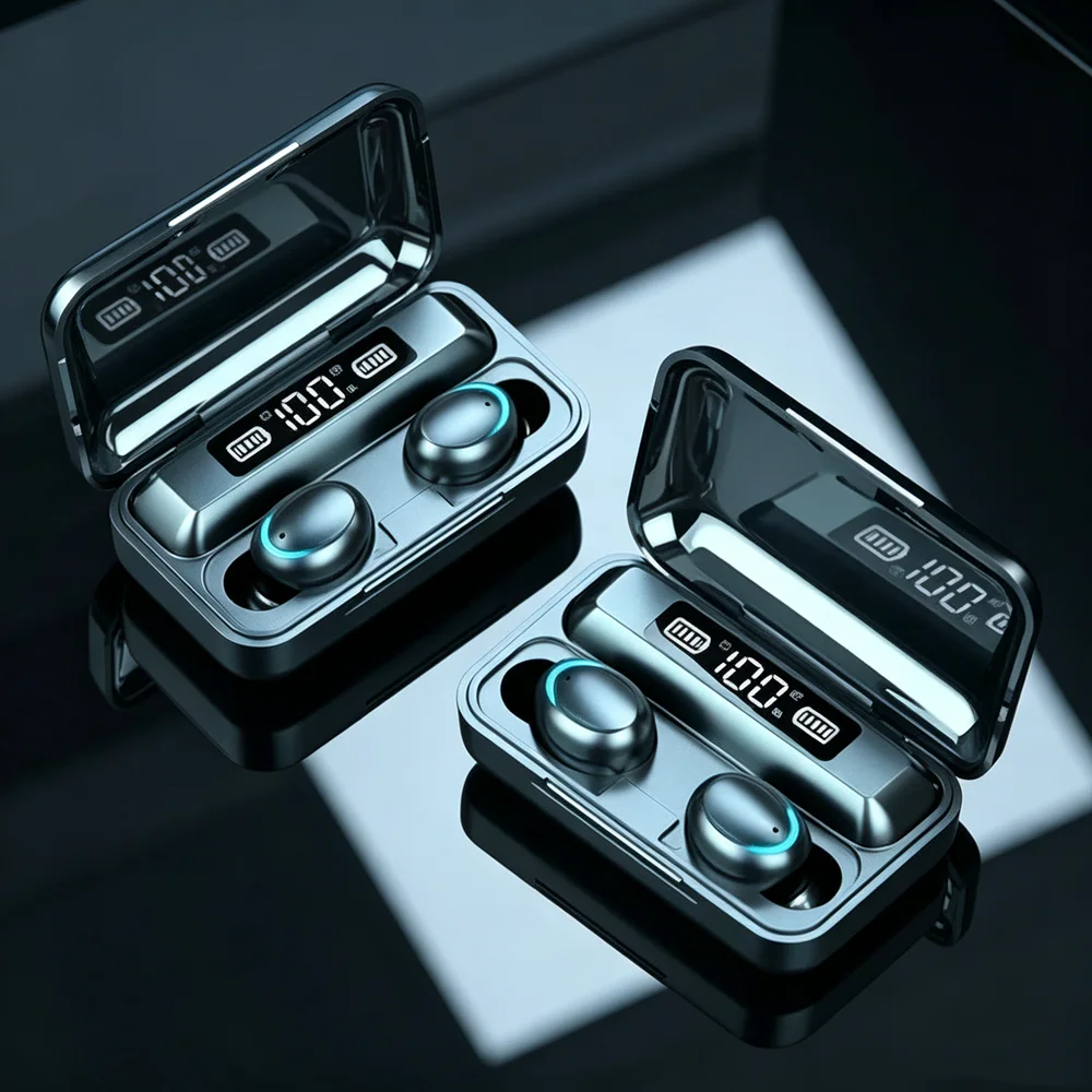 TWS Wireless Earbuds with LED Display